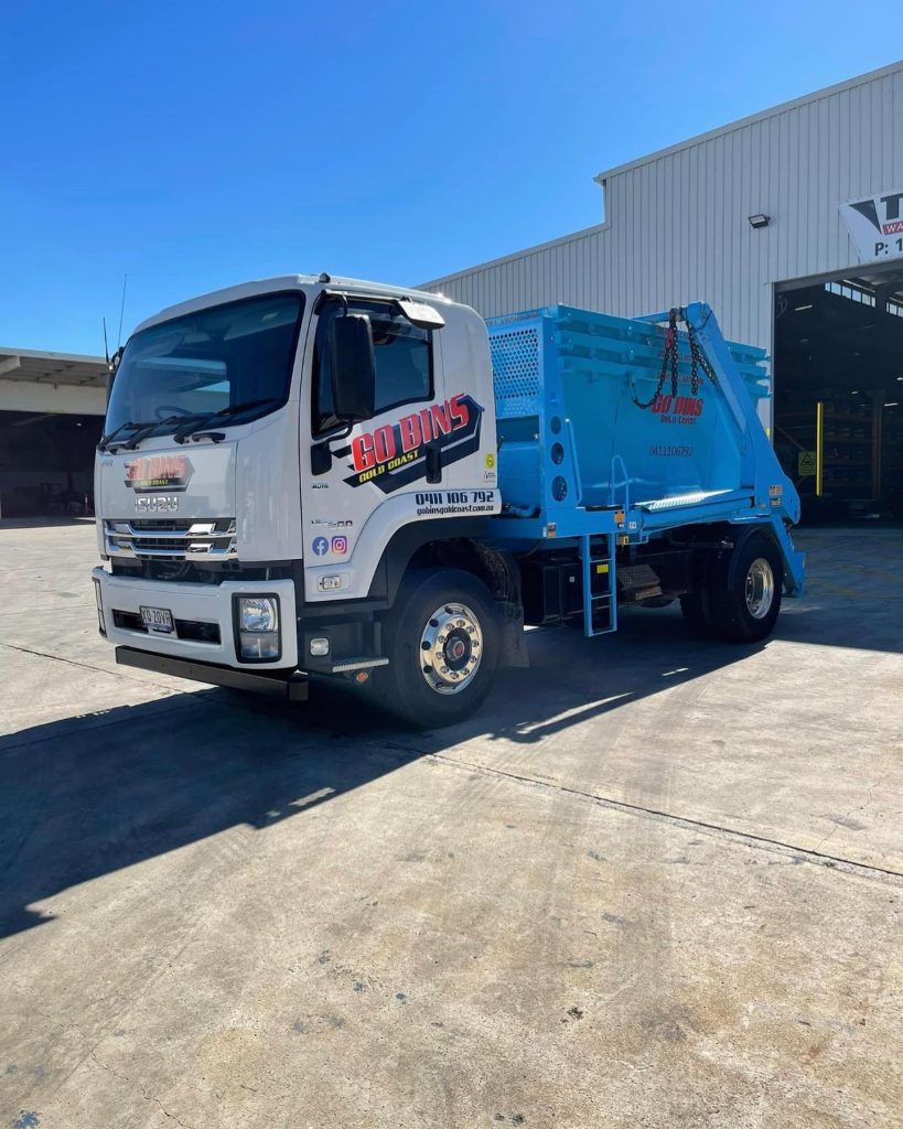a truck used for rubbish removal gold coast service